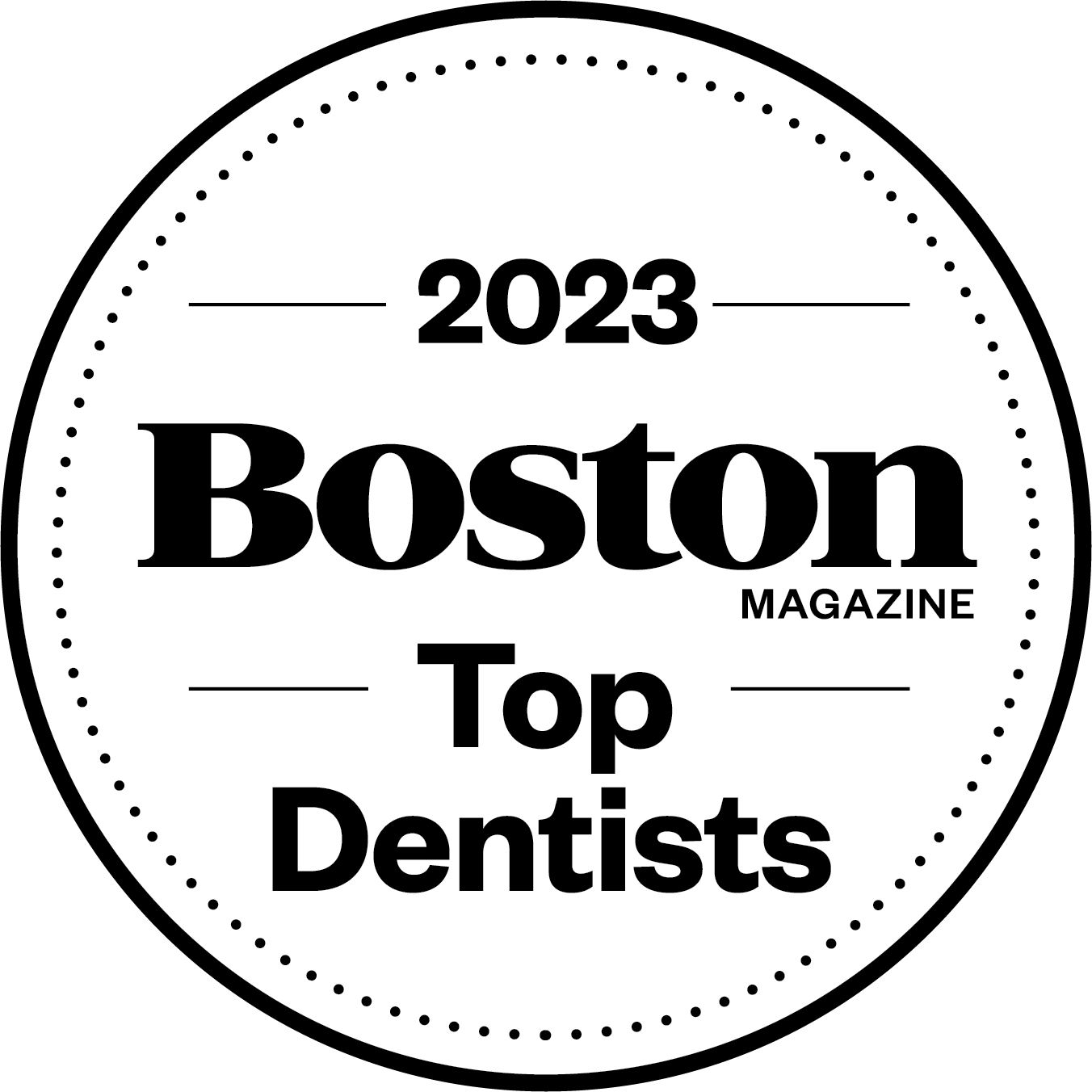 Boston Magazine: Top Dentists 2023